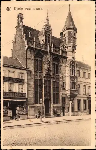 Ak Binche Wallonien Hennegau, Gerichtsgebäude