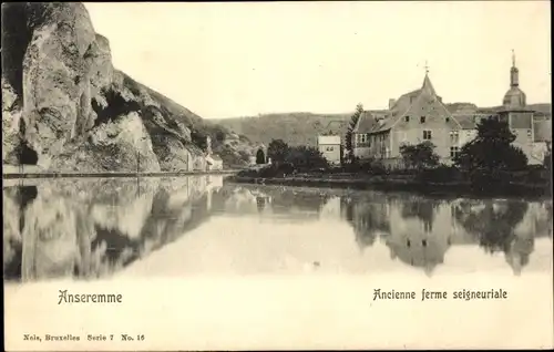 Ak Anseremme Dinant Wallonien Namur, Ehemaliger herrschaftlicher Bauernhof