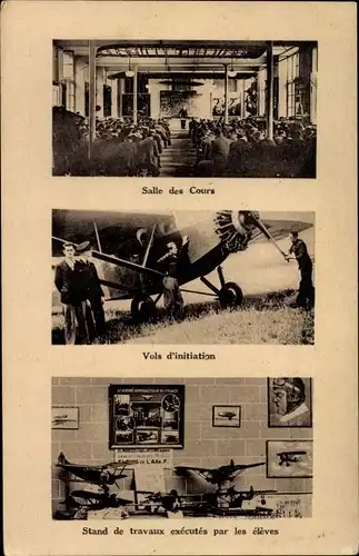 Ak Aeronautische Akademie von Frankreich