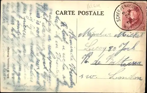 Ak Montaigu Scherpenheuvel Flämisch Brabant, Kirche