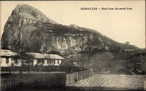 Ak Gibraltar, Rock from the north front