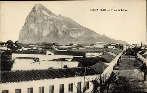 Ak Gibraltar, view from la Linea