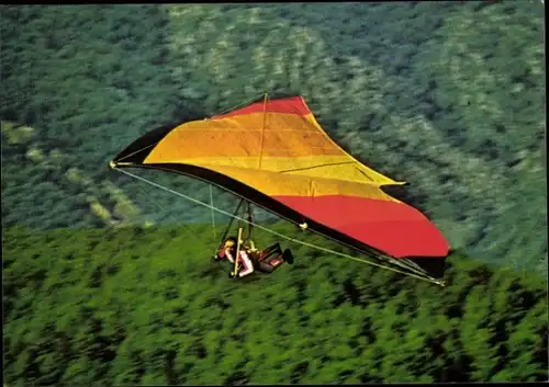 Ak Drachenflieger in der Luft, Hängegleiter