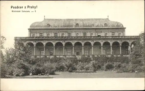 Ak Praha Prag Tschechien, Lustschloss Belvedere