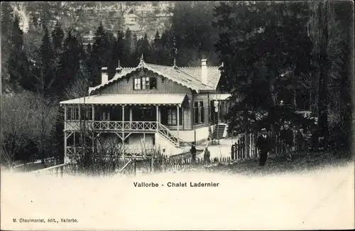 Ak Vallorbe Kanton Waadt, Chalet Ladernier