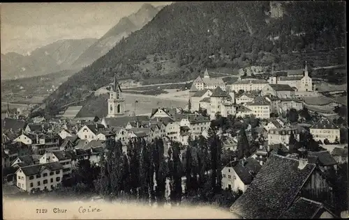 Ak Chur Kanton Graubünden, Gesamtansicht