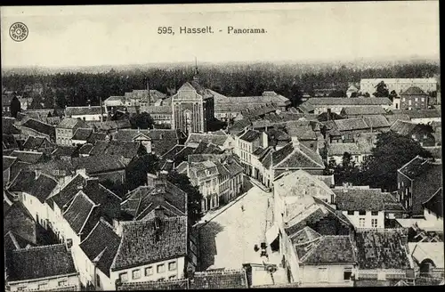 Ak Hasselt Flandern Limburg, Panorama