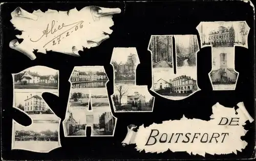 Buchstaben Ak Watermael Boitsfort Bruxelles Brüssel, Souvenir