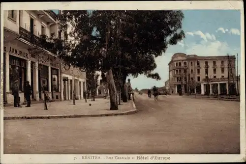 Ak Kenitra Marokko, Rue Centrale, Hotel d’Europe