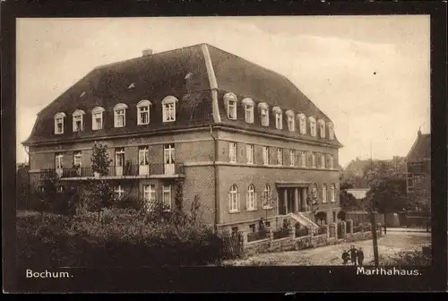 Ak Bochum im Ruhrgebiet, Marthahaus