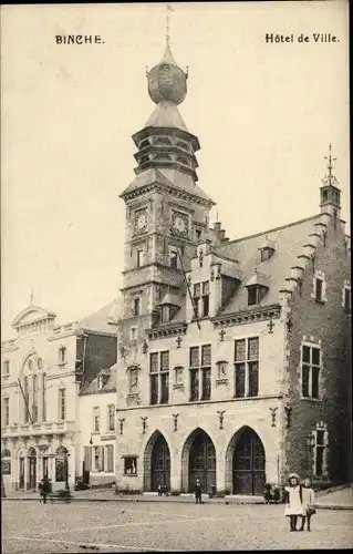 Ak Binche Wallonie Hennegau, Rathaus