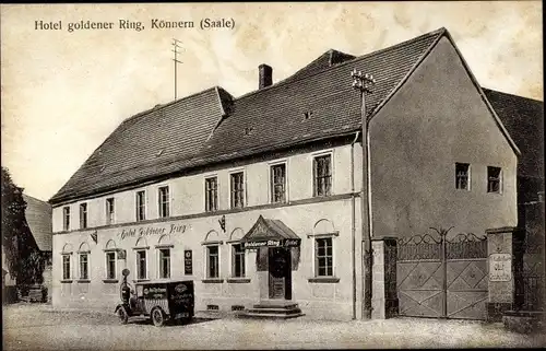 Ak Könnern Saale, Hotel goldener Ring