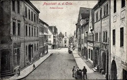 Ak Neustadt an der Orla, Rodaerstraße