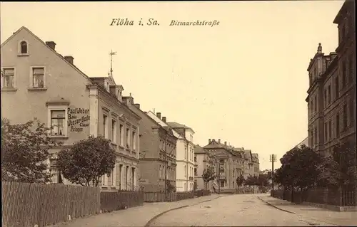 Ak Flöha in Sachsen, Bismarckstraße