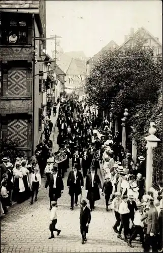 Foto Ak Einbeck in Niedersachsen, Festumzug, Zuschauer