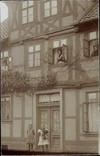 Foto Ak Salzgitter in Niedersachsen, Blick auf ein Wohnhaus, Fachwerkhaus, Marienplatz 58