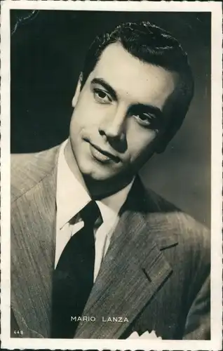 Ak Schauspieler und Opernsänger Mario Lanza, Portrait