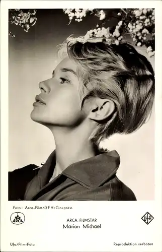Ak Schauspielerin Marion Michael, Portrait