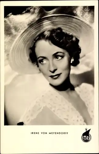 Ak Schauspielerin Irene von Meyendorff, Portrait