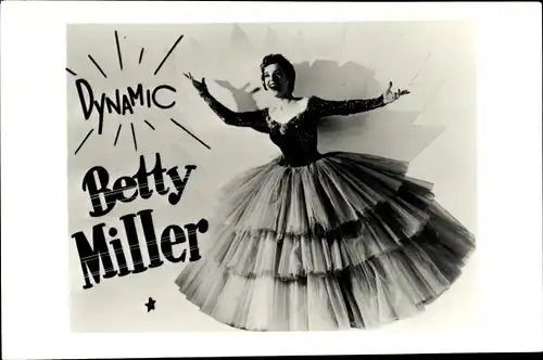 Ak Schauspielerin Betty Miller, Dynamic