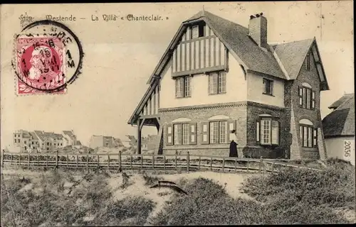 Ak Westende Westflandern, Villa Chanteclair