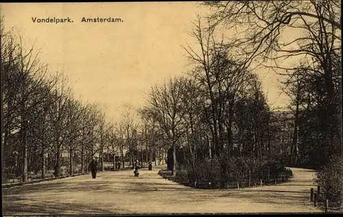 Ak Amsterdam Nordholland Niederlande, Vondelpark