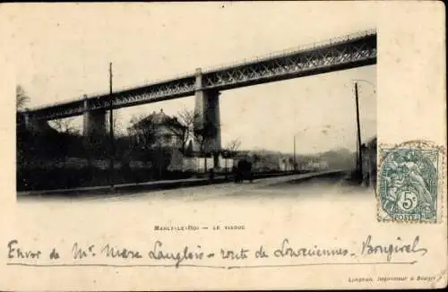 Postkarte Marly le Roi Yvelines, Viadukt