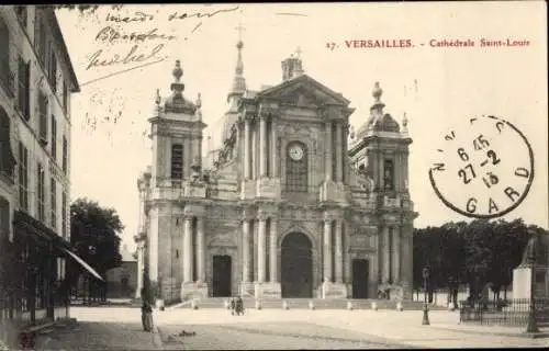 Postkarte Versailles Yvelines, Kathedrale Saint-Louis