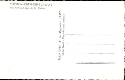 Ak Saint Remy les Chevreuse Yvelines, Panorama