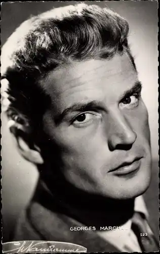 Ak Schauspieler Georges Marchal, Portrait