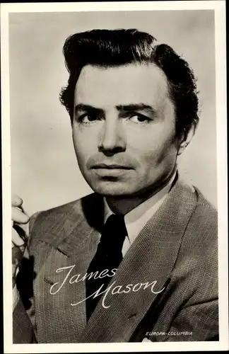 Ak Schauspieler James Mason, Portrait