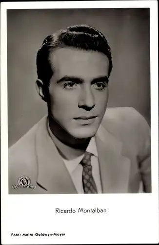Ak Schauspieler Ricardo Montalbán, Portrait