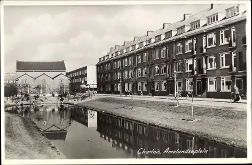 Ak Charlois Rotterdam Südholland Niederlande, Amelandseplein