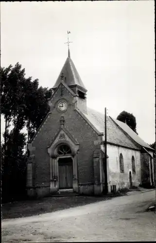 Ak Flers-sur-Noye Somme, Kirche