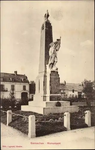 Ak Gamaches Somme, Monument