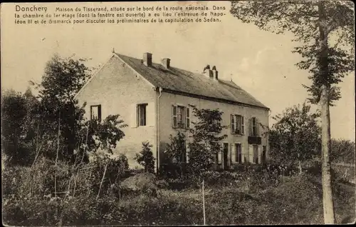 Ak Donchery Ardennes, Maison du Tisserand