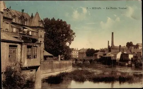 Ak Sedan Ardennes, La Petite Venise
