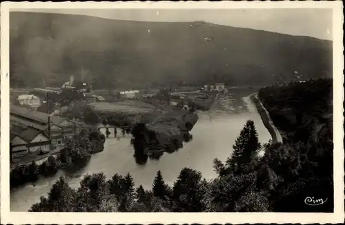 Ak Monthermé Ardennes, Zusammenfluss