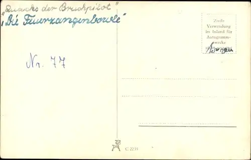 Ak Schauspielerin Karin Himboldt, Portrait, Nr. A 3921/1, Autogramm