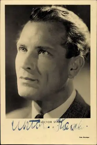 Ak Schauspieler Viktor Staal, Portrait, Autogramm