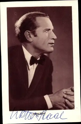 Ak Schauspieler Viktor Staal, Portrait, Autogramm