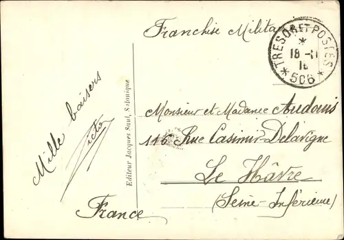 Ak Saloniki Thessaloniki Griechenland, Der Kai