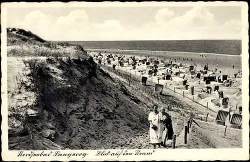 Ak Nordseebad Langeoog Ostfriesland, Strand, Dünen