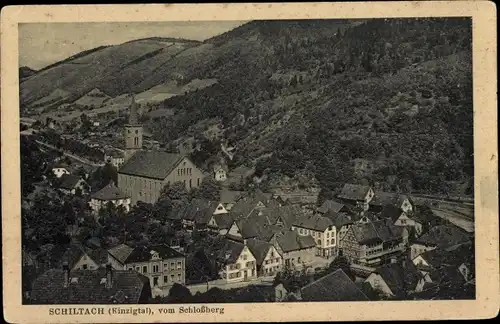 Ak Schiltach im Schwarzwald, Blick vom Schlossberg