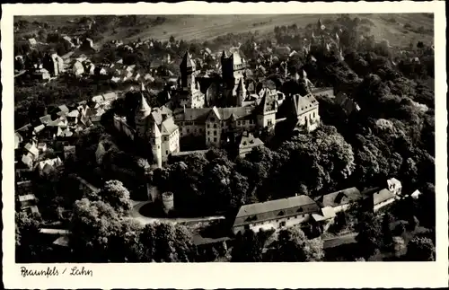 Ak Braunfels an der Lahn, Luftbild