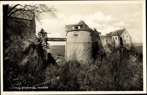 Ak Leibertingen in Baden, Burg Wildenstein an der Donau