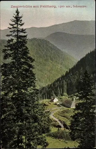 Ak Feldberg im Schwarzwald, Zastlerhütte