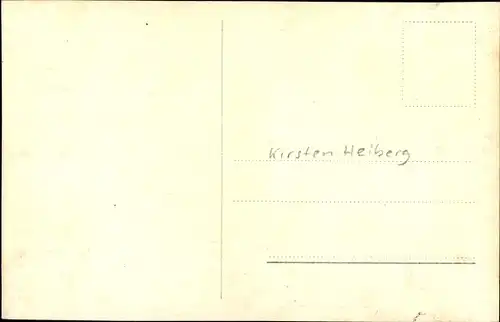 Ak Schauspielerin Kirsten Heiberg, Portrait, Ross Verlag Nr. A 2688/1, Autogramm