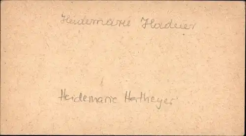 Ak Schauspieler Heidemarie Hertheyer, Portrait, Autogramm