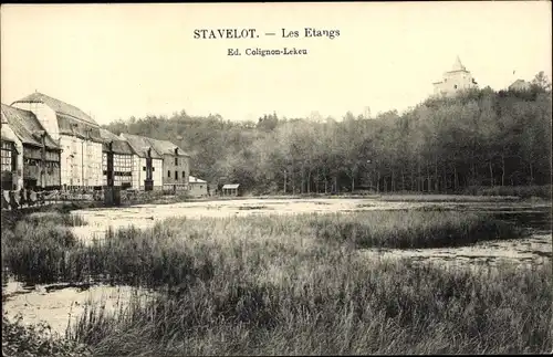 Ak Stavelot Wallonie Lüttich, Les Etangs